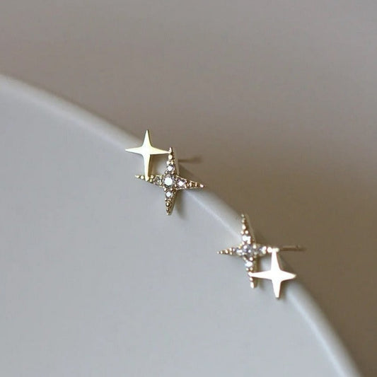 Starry Night Studs - Gold Plated Sterling Silver